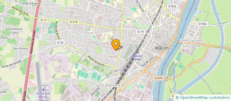 localisation de l'entreprise MADAME VERONIQUE DELAUTIER à MACON