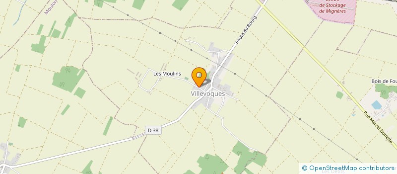 localisation de l'entreprise MADAME VERONIQUE DELAVEAU à VILLEVOQUES