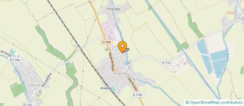 localisation de l'entreprise MADAME VERONIQUE DELAYE  AISEREY