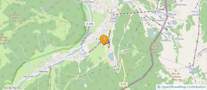 localisation de l'entreprise MADAME VERONIQUE DELAYEN  CHATEL