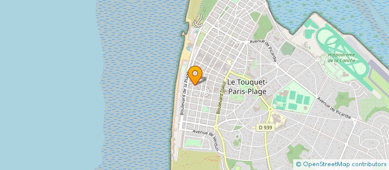 localisation de l'entreprise MADAME VERONIQUE DELECROIX à LE TOUQUET-PARIS-PLAGE