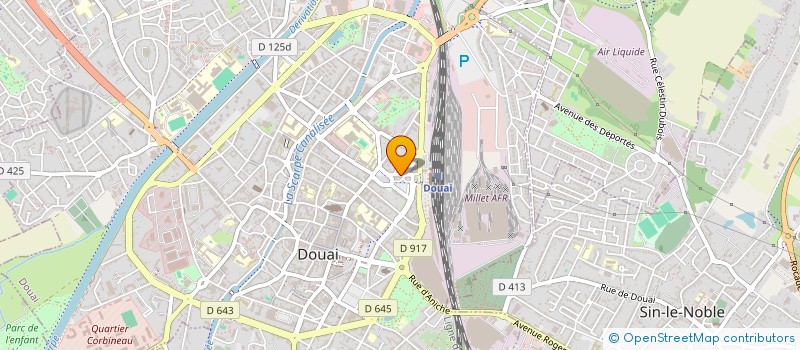 localisation de l'entreprise MADAME VERONIQUE DELEDICQUE  DOUAI