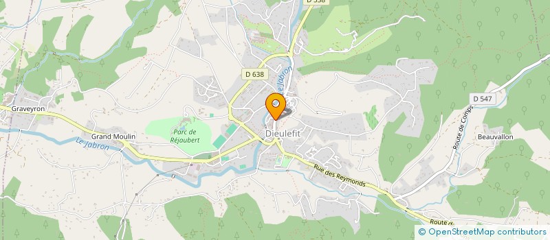 localisation de l'entreprise MADAME VERONIQUE DELIN à DIEULEFIT