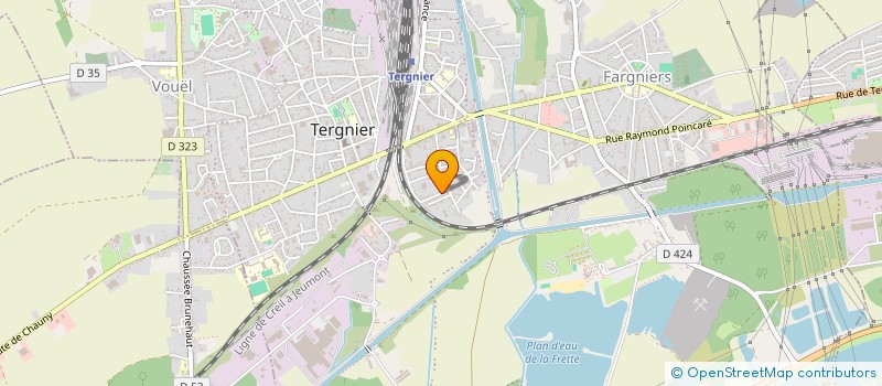 localisation de l'entreprise MADAME VERONIQUE DELMAS à TERGNIER