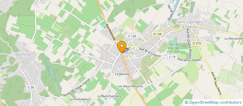 localisation de l'entreprise MADAME VERONIQUE DELOMME à SAINT-GEORGES-D OLERON