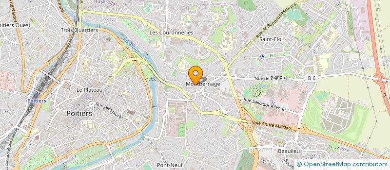 localisation de l'entreprise MADAME VERONIQUE DELORME à POITIERS