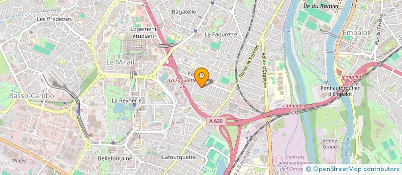 localisation de l'entreprise MADAME VERONIQUE DELPECH  TOULOUSE