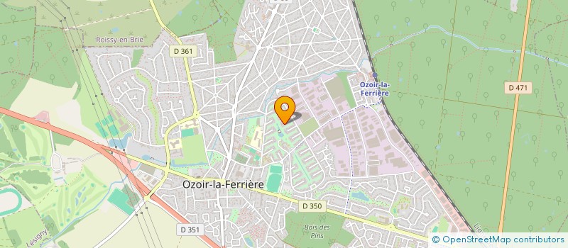 localisation de l'entreprise MADAME VERONIQUE DELUCHAT à OZOIR LA FERRIERE