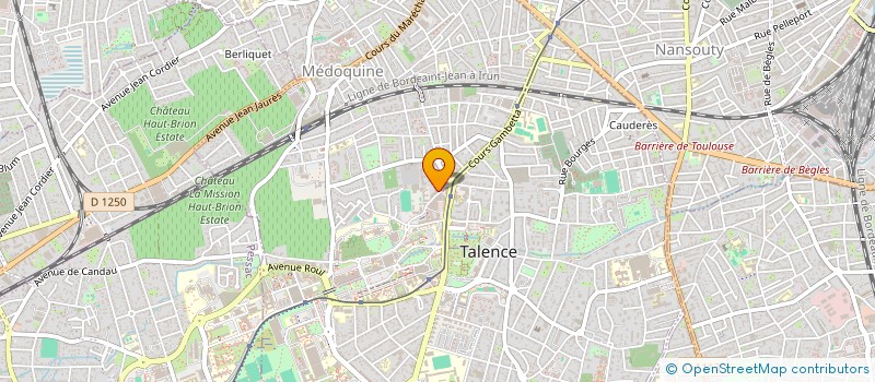 localisation de l'entreprise MADAME VERONIQUE DEMEERSEMAN  TALENCE