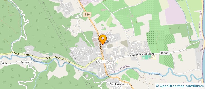 localisation de l'entreprise MADAME VERONIQUE DEMI  PENTA-DI-CASINCA