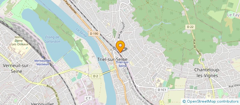 localisation de l'entreprise MADAME VERONIQUE DEMIGNOT  TRIEL-SUR-SEINE