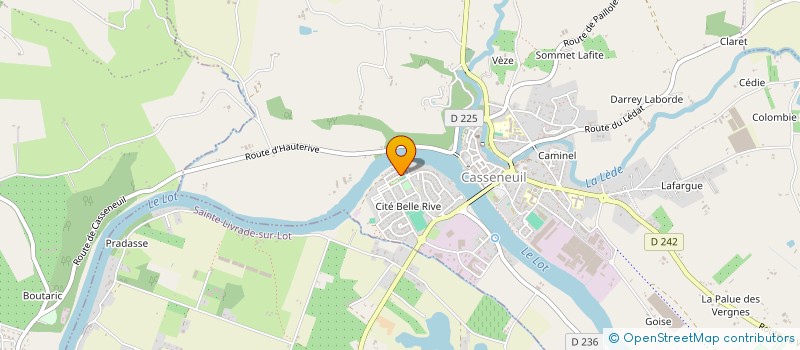 localisation de l'entreprise MADAME VERONIQUE DEPARPE  VILLENEUVE-SUR-LOT