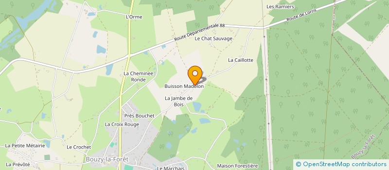 localisation de l'entreprise MADAME VERONIQUE DEPOND à BOUZY-LA-FORET