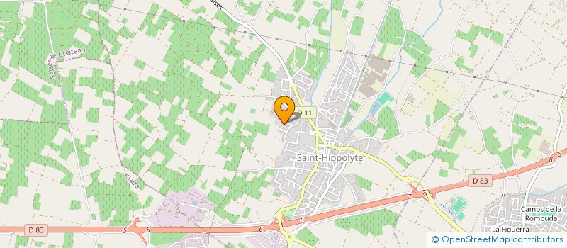 localisation de l'entreprise MADAME VERONIQUE DEQUESNE  SAINT-HIPPOLYTE