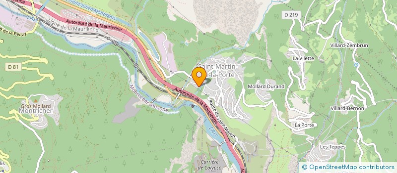 localisation de l'entreprise MADAME VERONIQUE DEQUIER  SAINT-MARTIN-DE-LA-PORTE