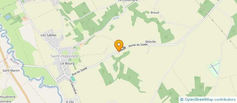 localisation de l'entreprise MADAME VERONIQUE DEROO à SAINT-HIPPOLYTE