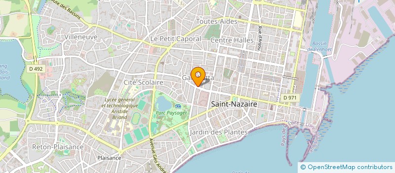 localisation de l'entreprise MADAME VERONIQUE DEROUIN à SAINT-NAZAIRE