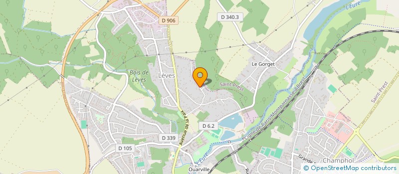 localisation de l'entreprise MADAME VERONIQUE DEROY à LEVES