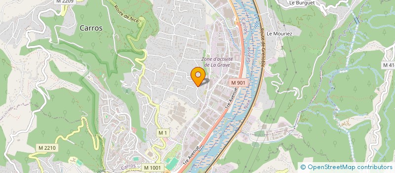 localisation de l'entreprise MADAME VERONIQUE DESBANS  CARROS