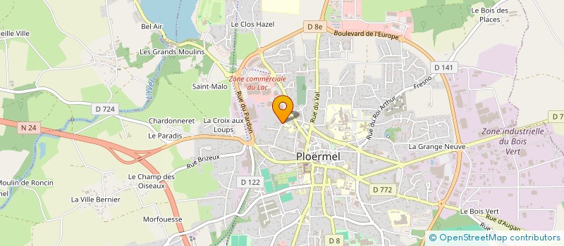 localisation de l'entreprise MADAME VERONIQUE DESCARSIN à PLOERMEL