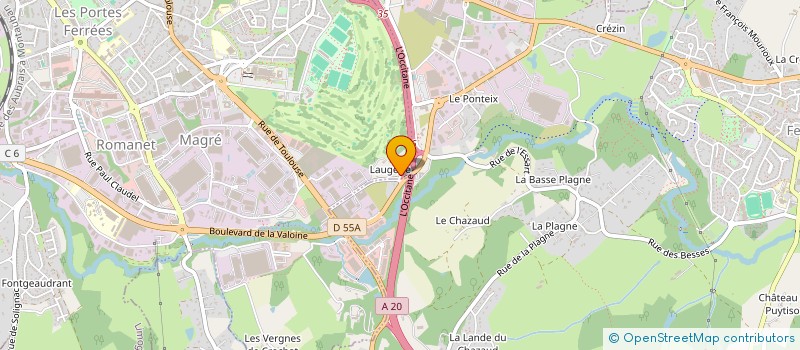 localisation de l'entreprise MADAME VERONIQUE DESCHAMPS à LIMOGES