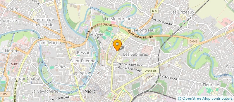 localisation de l'entreprise MADAME VERONIQUE DESJARDINS à NIORT