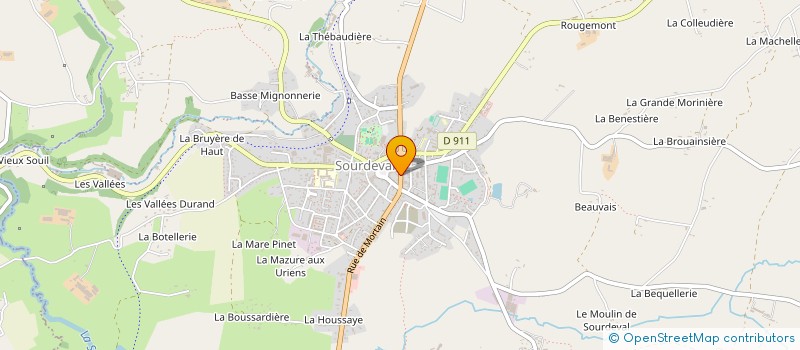 localisation de l'entreprise MADAME VERONIQUE DESLANDES à SOURDEVAL