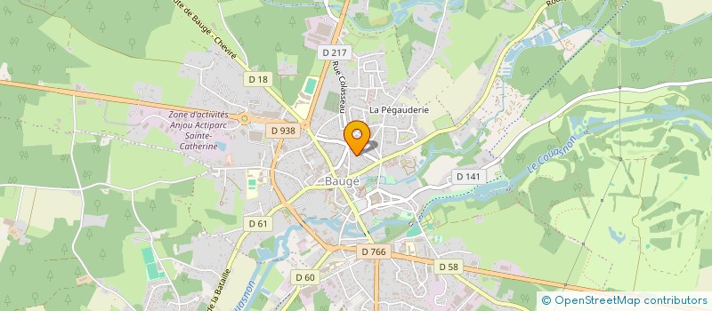 localisation de l'entreprise MADAME VERONIQUE DESLANDES  BAUGE-EN-ANJOU