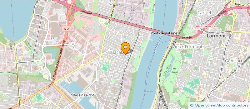 localisation de l'entreprise MADAME VERONIQUE DESMIER à BORDEAUX