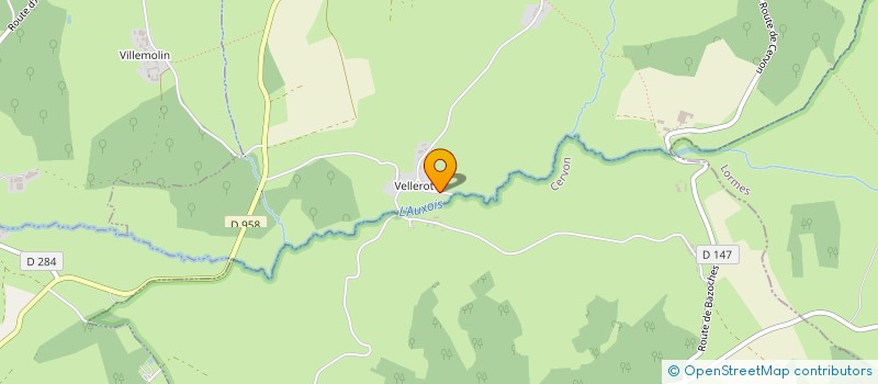 localisation de l'entreprise MADAME VERONIQUE DESOROUX  MAGNY-LORMES