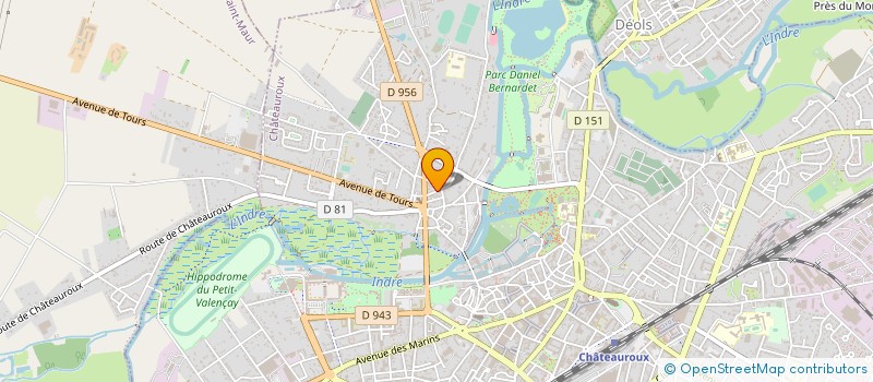 localisation de l'entreprise MADAME VERONIQUE DESPAX à CHATEAUROUX