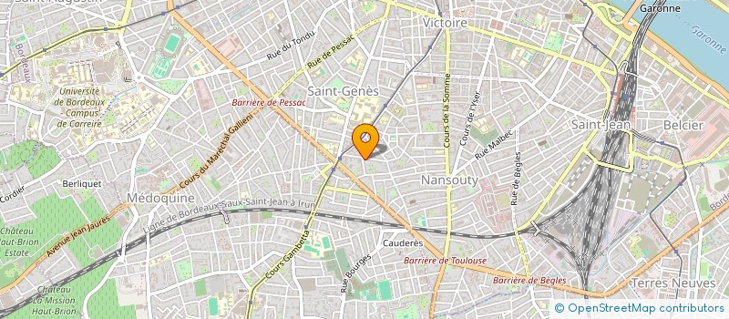 localisation de l'entreprise MADAME VERONIQUE DESPORTES à BORDEAUX