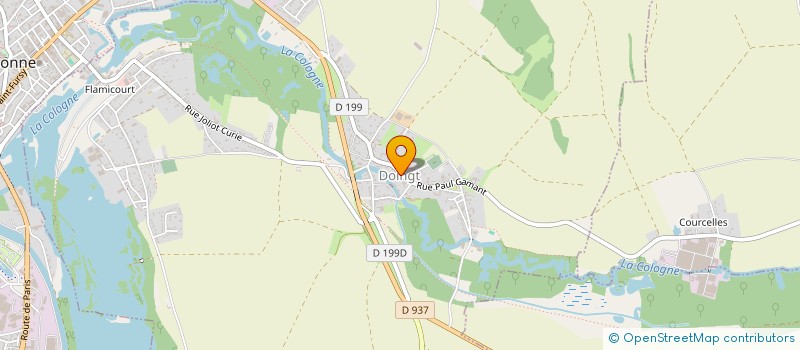 localisation de l'entreprise MADAME VERONIQUE DETREZ  DOINGT