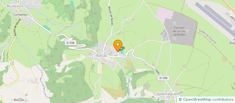 localisation de l'entreprise MADAME VERONIQUE DEVALS  DRUELLE BALSAC