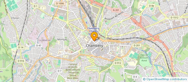 localisation de l'entreprise MADAME VERONIQUE DEVIN  CHAMBERY