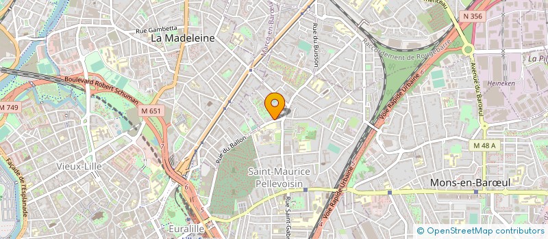 localisation de l'entreprise MADAME VERONIQUE DEVOS à LILLE