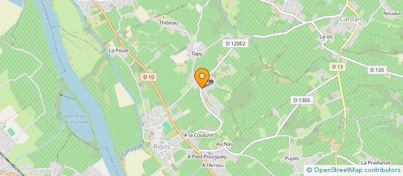 localisation de l'entreprise MADAME VERONIQUE DEWULF à RIONS