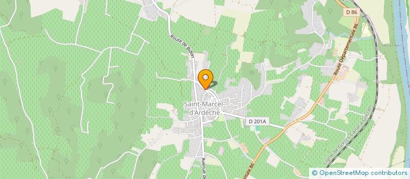 localisation de l'entreprise MADAME VERONIQUE DHESSE  BOURG-SAINT-ANDEOL