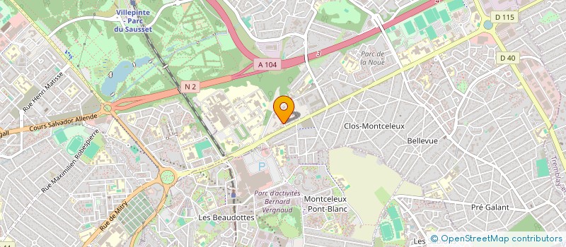 localisation de l'entreprise MADAME VERONIQUE DIDIER à VILLEPINTE