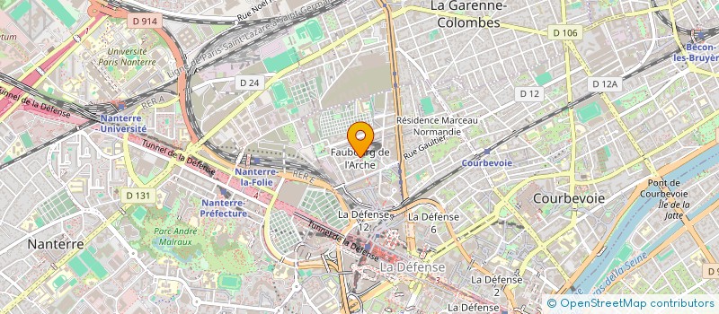 localisation de l'entreprise MADAME VERONIQUE DIETERLEN à COURBEVOIE