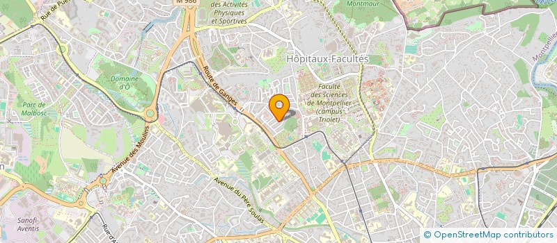 localisation de l'entreprise MADAME VERONIQUE DIEUDE à MONTPELLIER