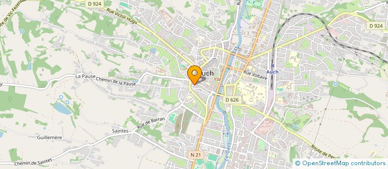 localisation de l'entreprise MADAME VERONIQUE DIMNET  AUCH