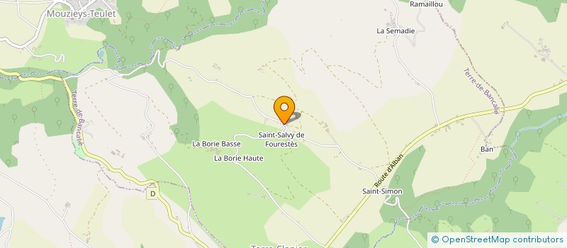 localisation de l'entreprise MADAME VERONIQUE DINIS DE CARVALHO  TERRE-DE-BANCALIE