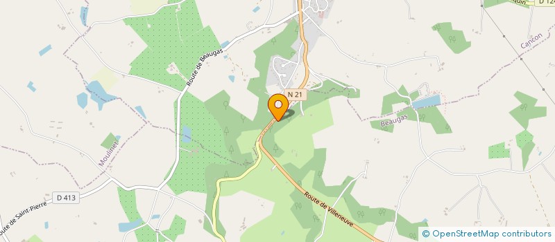 localisation de l'entreprise MADAME VERONIQUE DOCQUIR  BEAUGAS