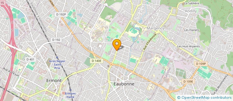 localisation de l'entreprise MADAME VERONIQUE DODELIN à EAUBONNE