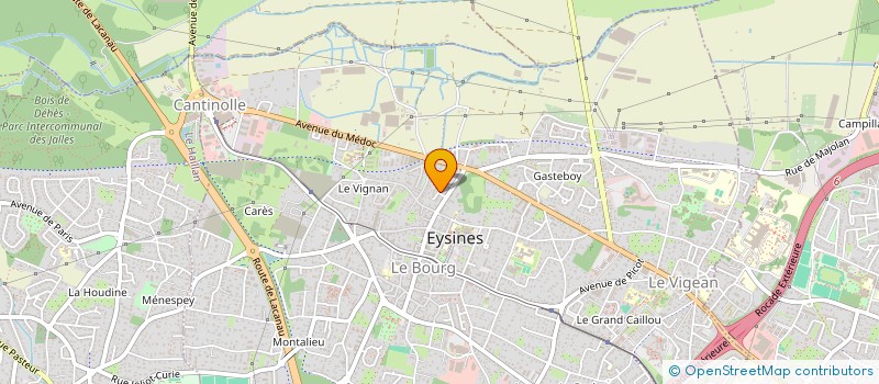 localisation de l'entreprise MADAME VERONIQUE DOHO  EYSINES