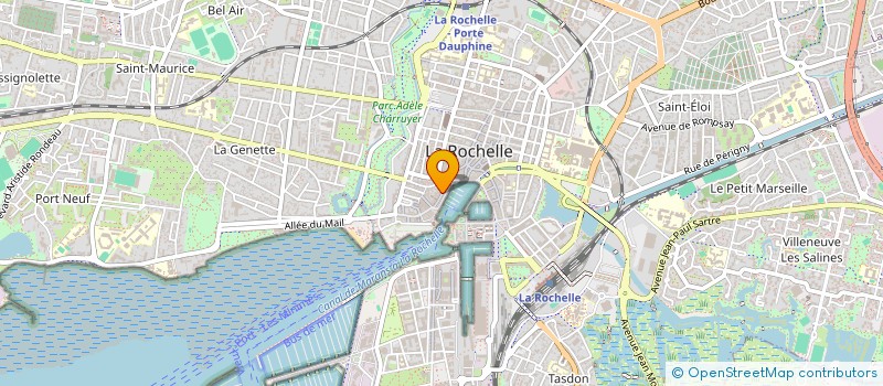 localisation de l'entreprise MADAME VERONIQUE DOMBROWSKI  LA ROCHELLE