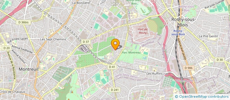 localisation de l'entreprise MADAME VERONIQUE DOMINIQUE PIERSON à MONTREUIL