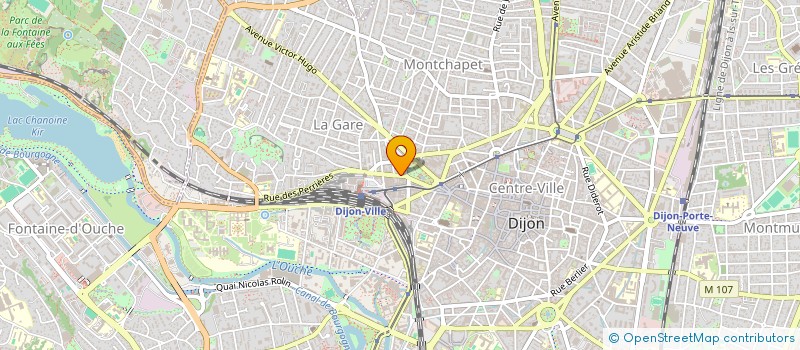 localisation de l'entreprise MADAME VERONIQUE DOMMESENT  DIJON