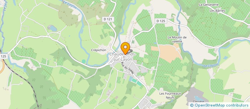 localisation de l'entreprise MADAME VERONIQUE DONDON  CHAUDEFONDS-SUR-LAYON